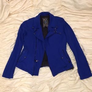 Blue fox jacket